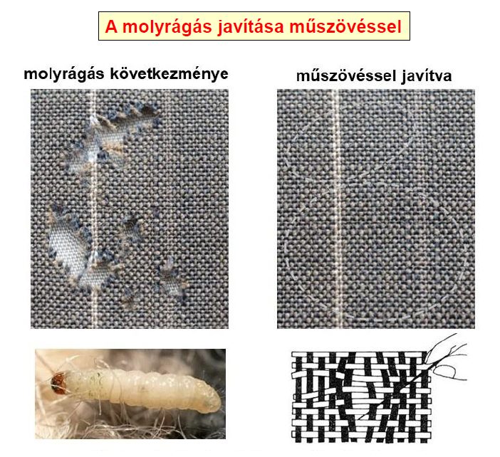 Molyrágás javítása